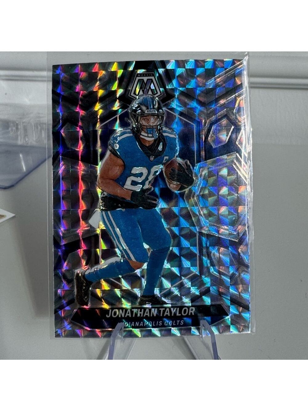 🔥 2024 Jonathan Taylor Panini Mosaic Silver Reactive Prizm. Indianapolis colts